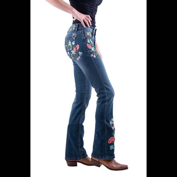 Last 1 🎉FINAL SALE 🎉Grace in LA Bootcut Jeans - Picture 5 of 8